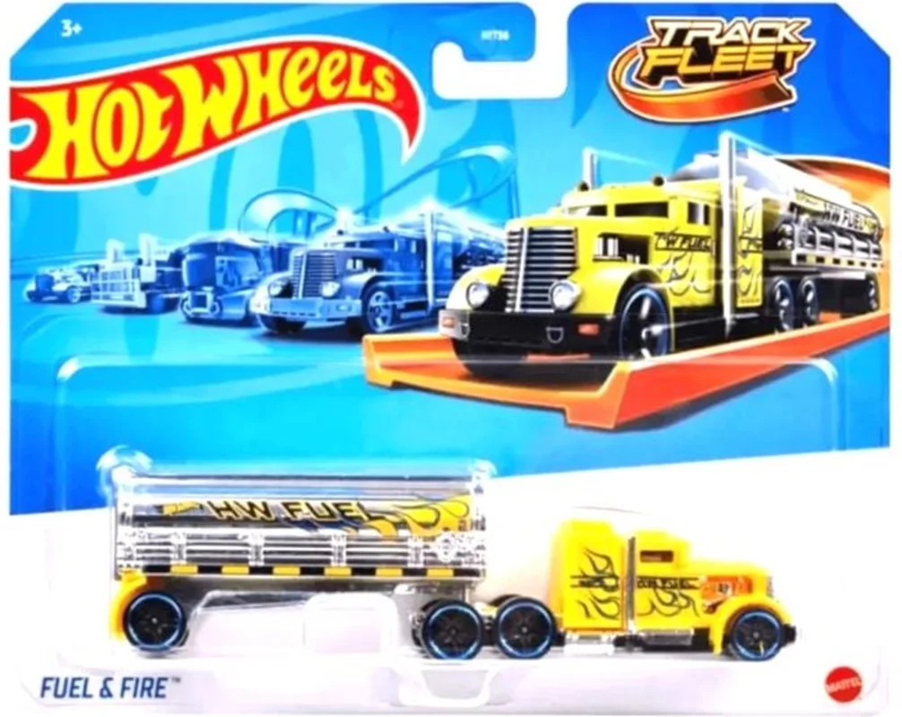 بسته بندی هات ویلز فیول اند فایر (Hot Wheels Track Fleet Fuel & Fire HYT56)