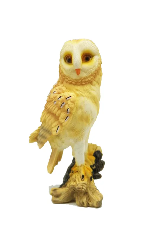 خرید فیگور حیوان فیگور پرنده فیگور «جغد انبار» فیگور مدل واقعی حیوانات، مجسمه حیوان، مدل شبیه سازی شده حیوان Animal Paradise Barn Owl Simulation Model Wild Animals Figure PL127-1295