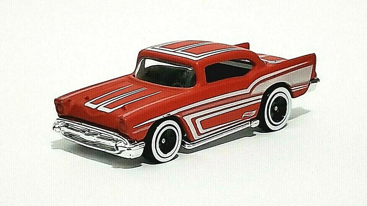 Hot Wheels 57 Chevy Chevy Bel Air 3/5 44/250خرید ماشین فلزی ماکت فلزی هات ویلز «57 چوی» ماشین فلزی Hot Wheels 57 Chevy Chevy Bel Air 3/5 44/250