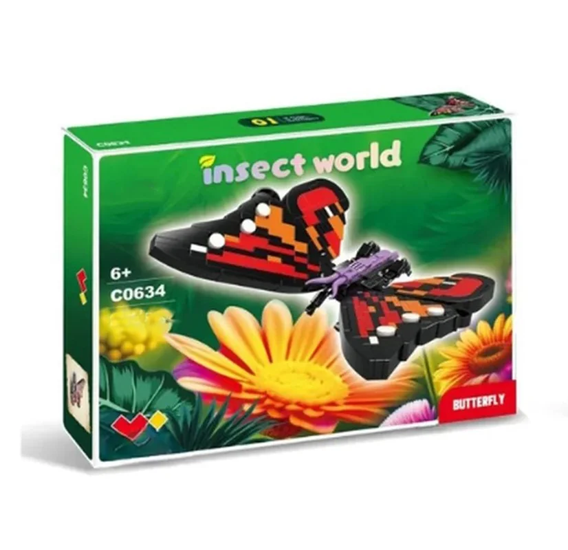 لگو پروانه نمای سه بعدی جعبه Butterfly C0634-01