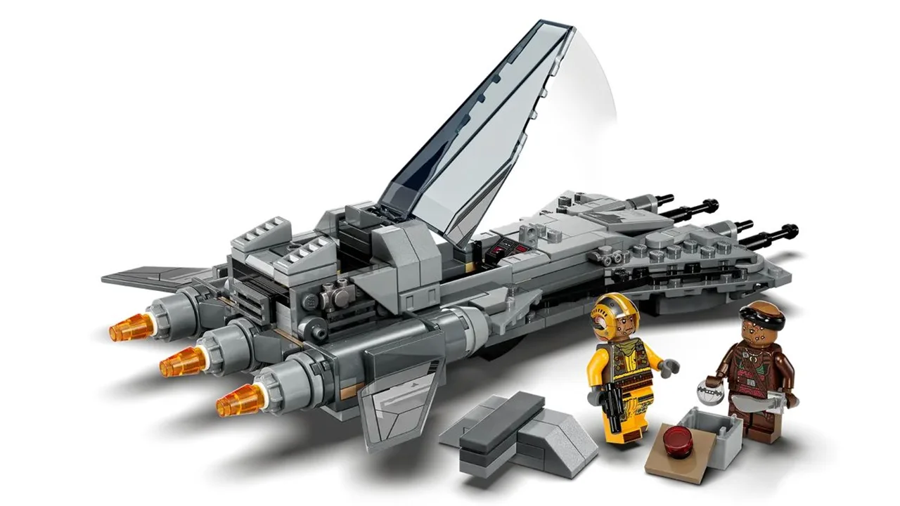 "LEGO Star Wars Pirate Snub Fighter 75346 - مجموعه ساختنی جنگنده دزدان دریایی با جزئیات دقیق و طراحی زیبا."