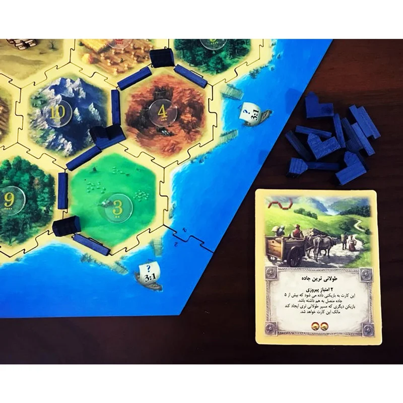 بازی فکری «کاتان نسخه اقتصادی» خرید بازی بردگیم کاتان Catan