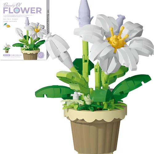 لگو گلدان زیبای گل سوسن 7219 Beauty Of Flower Lily