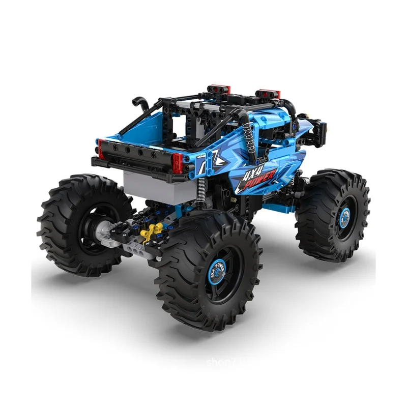 خرید لگو کادا «ماشین کنترلی هیولا اتومبیل RC 4x4 آفرود» CaDa Blocks Monster Truck with Remote Control 4x4 Off-Road C61008W