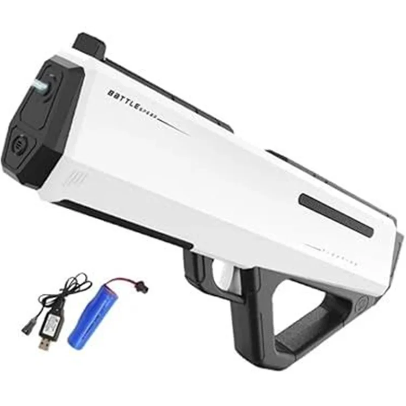 تفنگ آبپاش شارژی aogaite Electric Water Gun B-3 رنگ سفید – به همراه شارژر