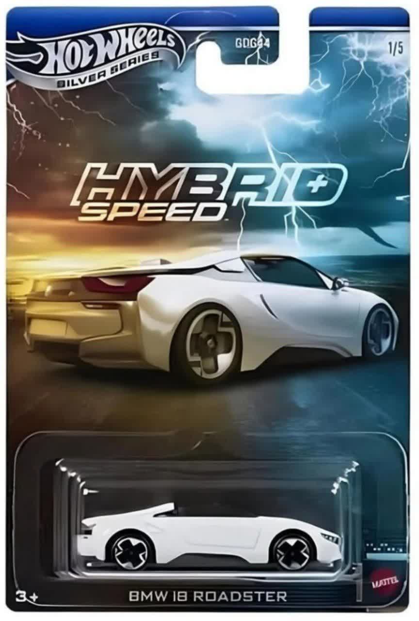 ماشین هات ویلز پریمیوم سری سیلور بی ام و آی ۸ رودستر مدل Premium Silver Series Bmw I8 Roadster