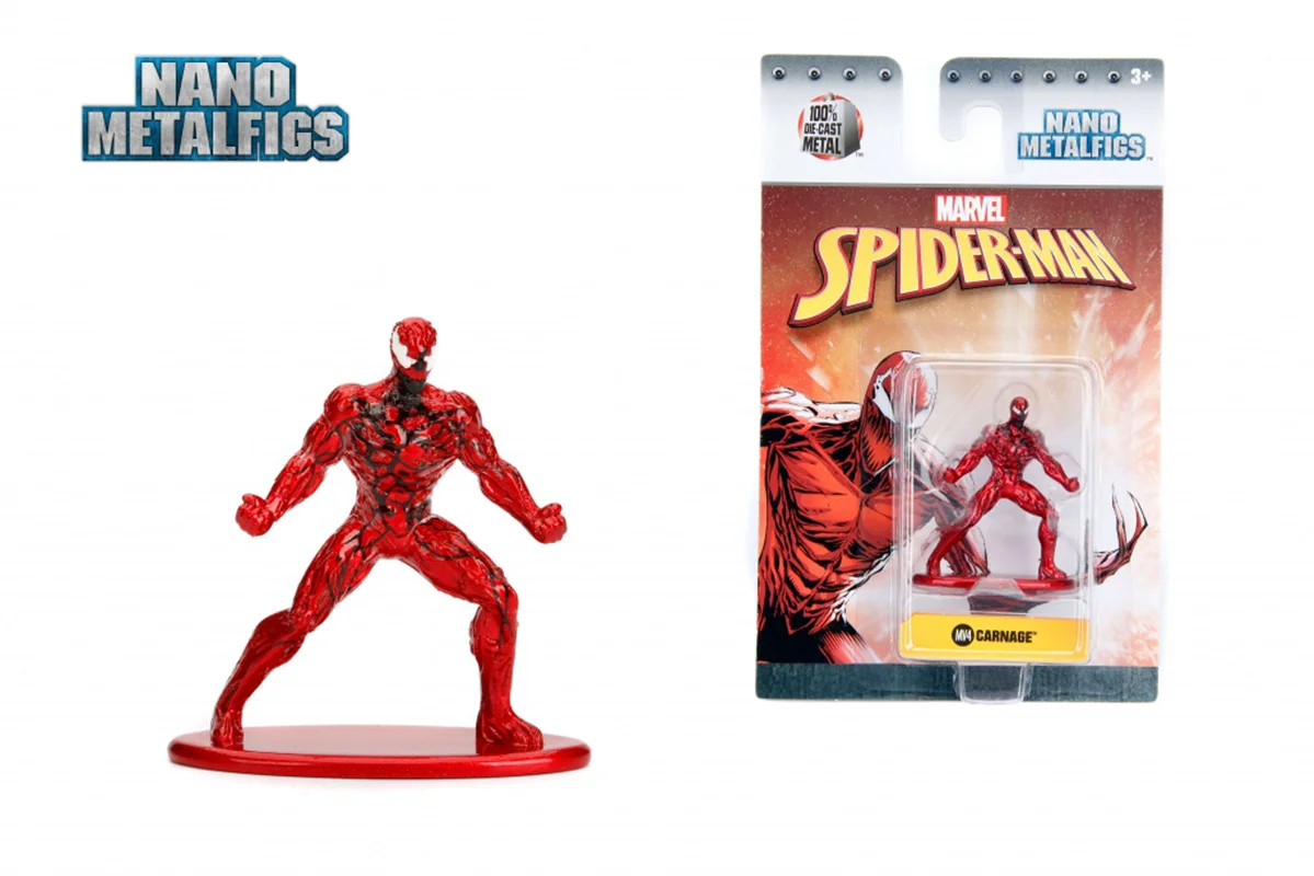 خرید نانو متال فیگور مارول اسپایدر من «کارنیج» Marvel Nano Metalfigs Spiderman Carnage (MV4) Figure