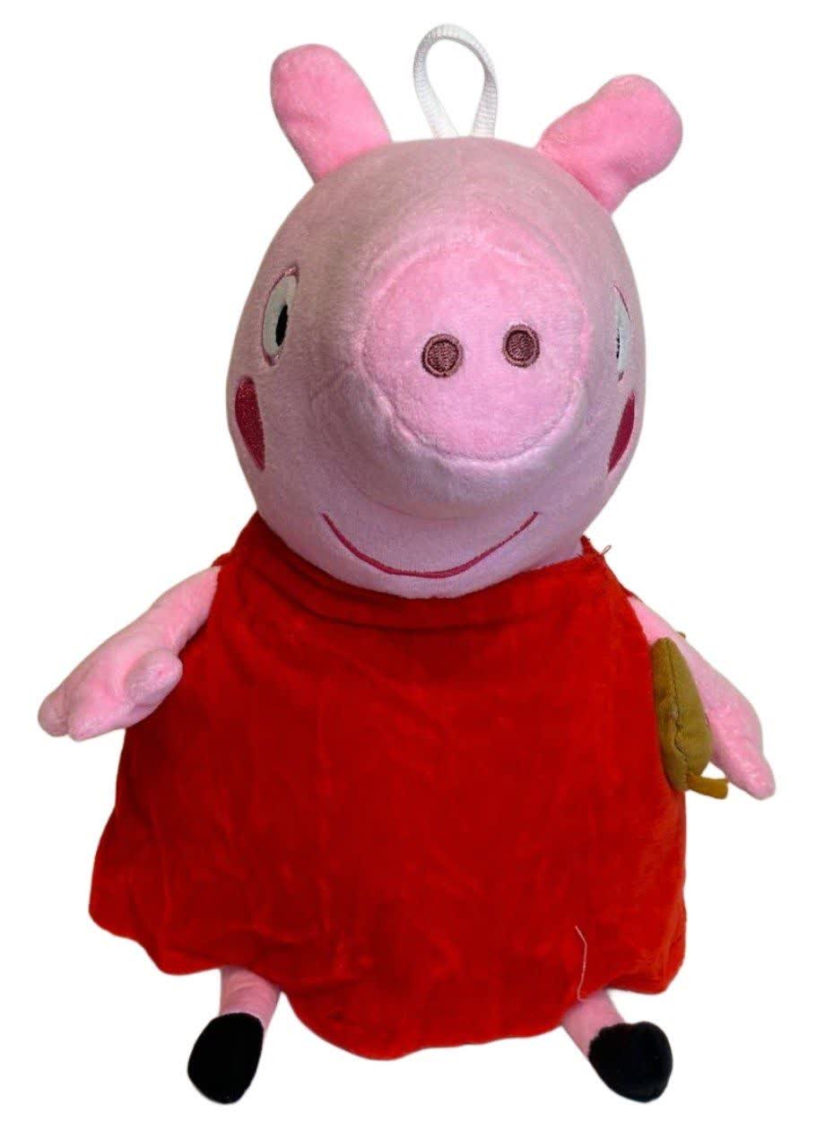 عروسک پولیشی پپا پیگ لباس قرمز Peppa Pig