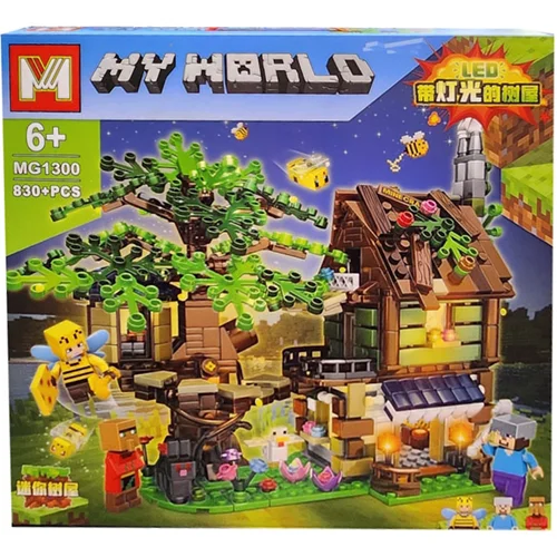 لگو ماینکرافت خانه درختی شبانه مدل MG1300