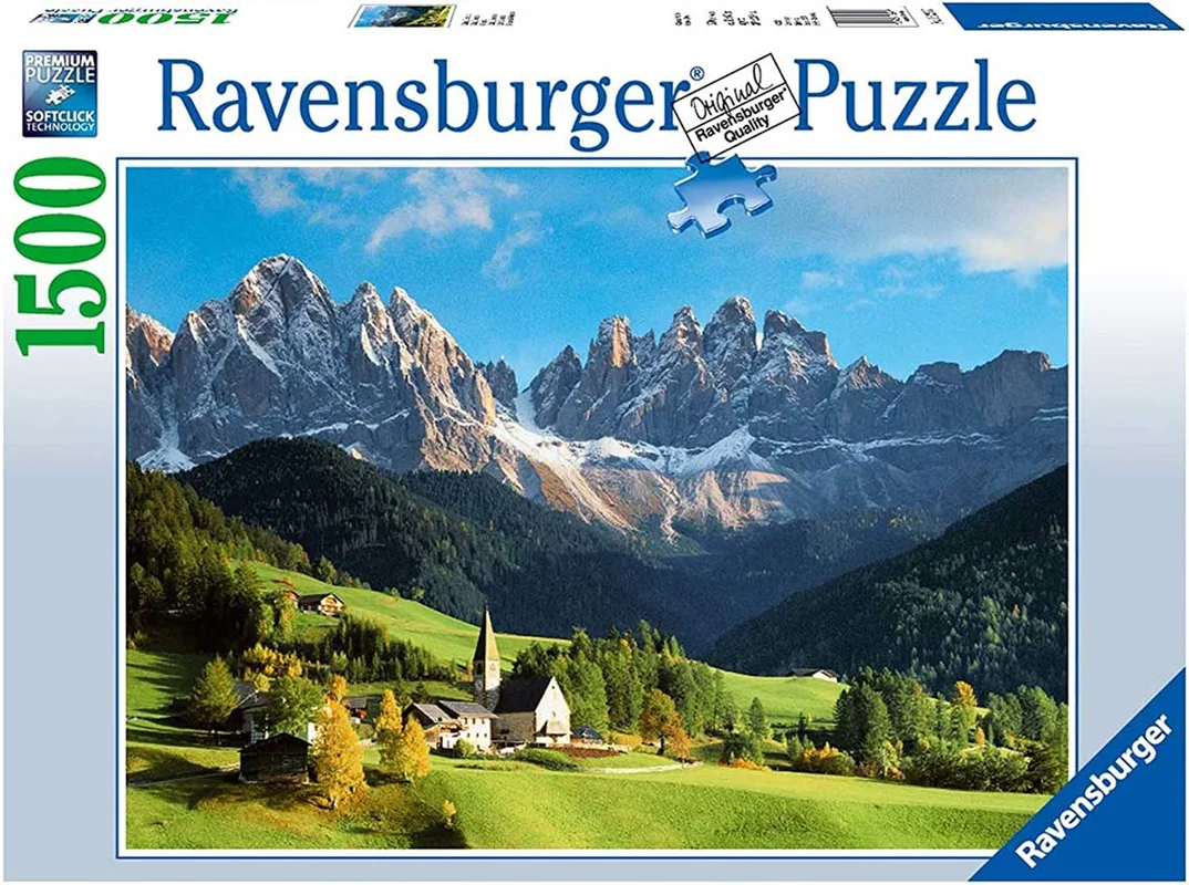پازل رونزبرگر 1500 تکه «دولومیت، ایتالیا» Ravensburger Puzzle Dolomites, Italy 1500 Pieces 16269