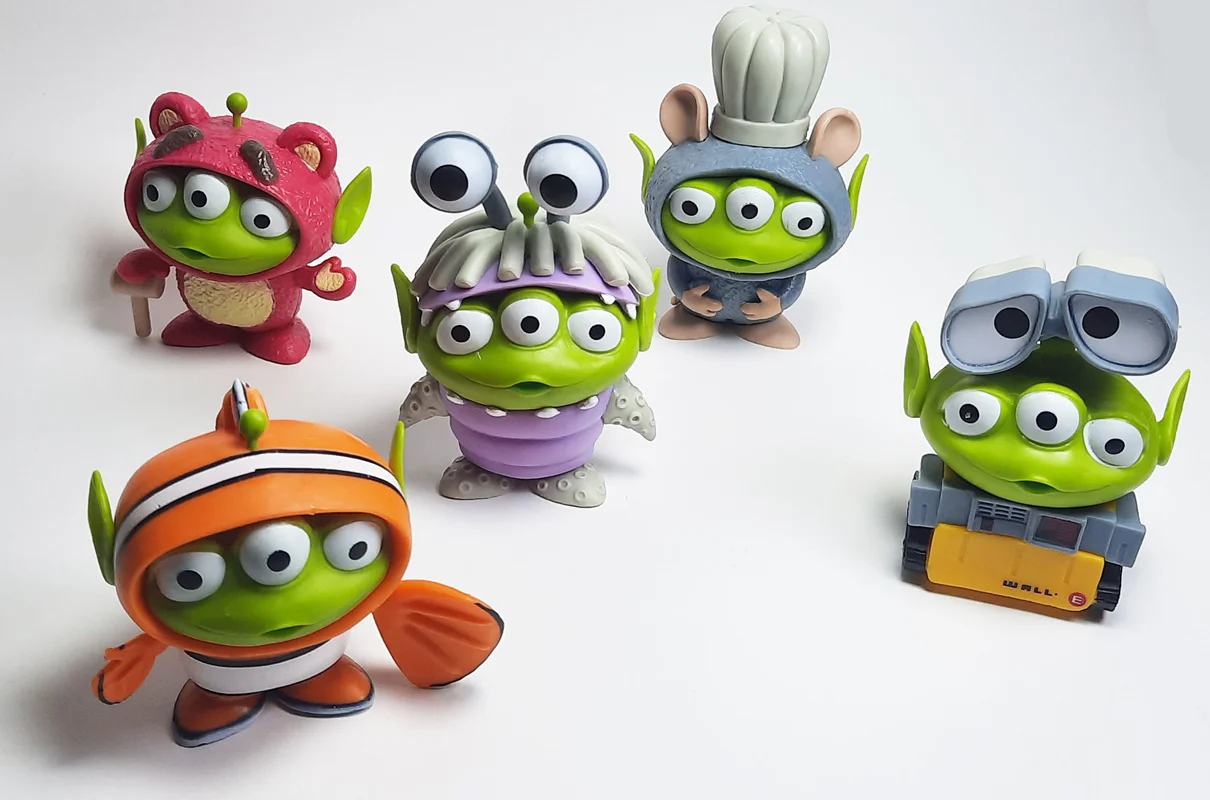 فیگور دیزنی پیکسار ست 5 تایی بیگانه سهچشمی نمای جلوی