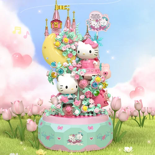 لگو موزیکال قلعه گل هلو کیتی 803301 Hello kitty Flower Tower