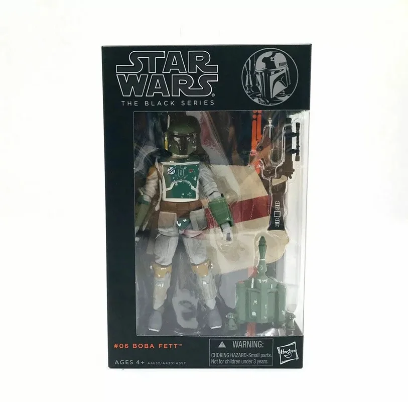 بسته بندی فیگور بوبا فت از نمای جلو Boba Fett Packaging Front