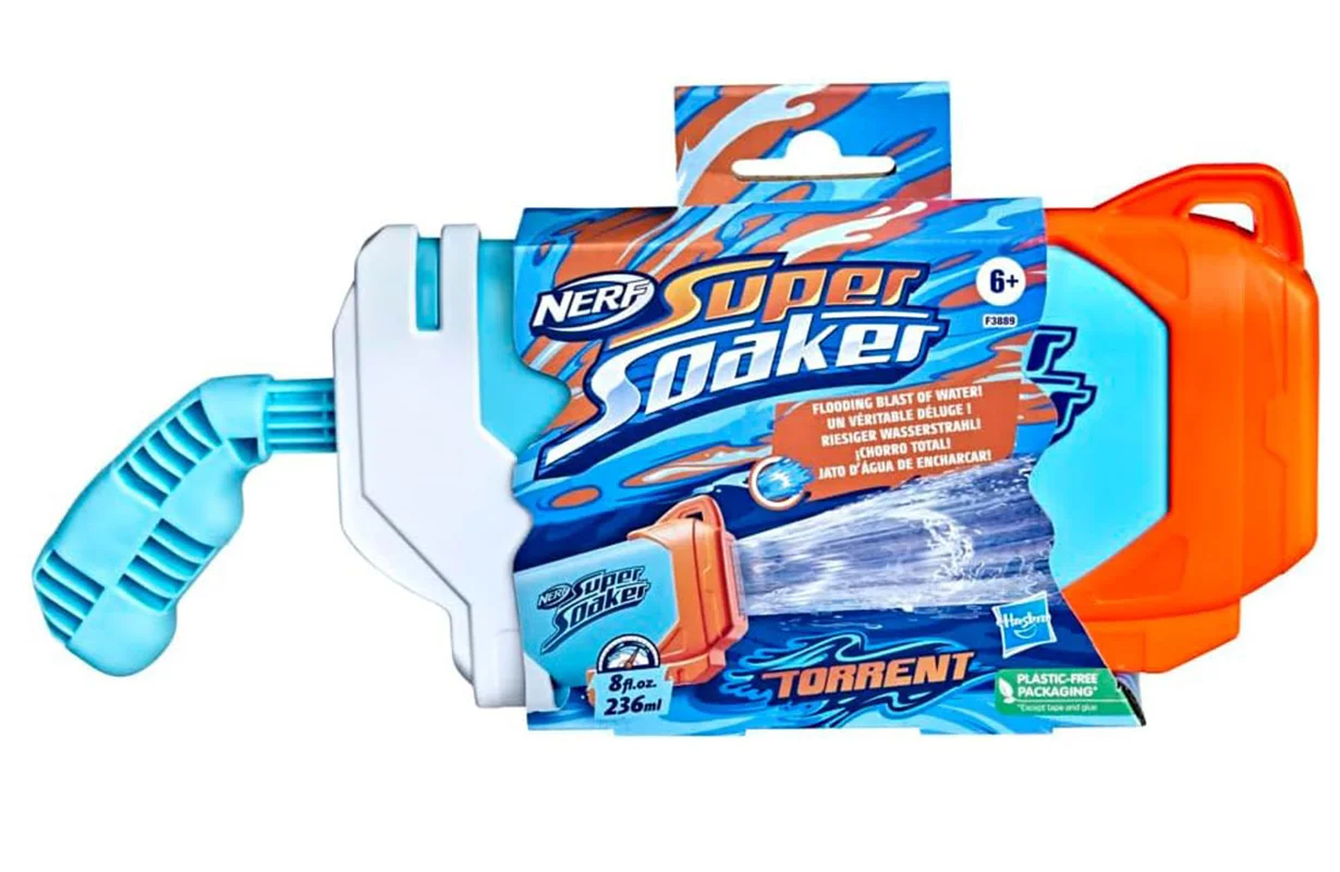 خرید نرف هازبرو «تورنت واتر بلستر تفنگ آب پاش سریع و قوی آب» Nerf Hasbro Super Soaker F3889