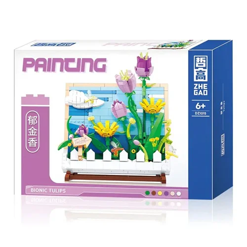 لگو نقاشی بیونیک لالهها Painting Bionic Tulips DZ1015