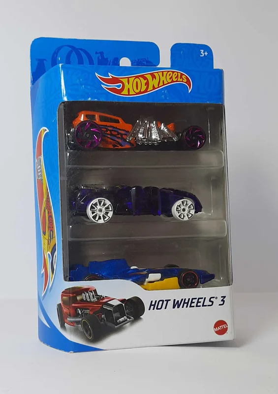 خرید ماشین فلزی ماکت فلزی ماشین فلزی هات ویلز «پک 3 تایی شماره 2» ماشین فلزی Hot Wheels 3 Pack K5904-D857 21A