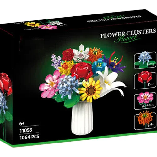لگو دسته گل با 12 نوع گل ۱۱۰۵۳ Flower Clusters
