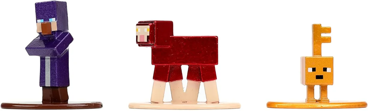 خرید نانو متال فیگور جادا «ماینکرفت سیاه چال ها بسته 18 تایی سری 7» Jada Minecraft Dungeons Die-cast Nano Metalfigs 18-Pack Figure series 7 231385