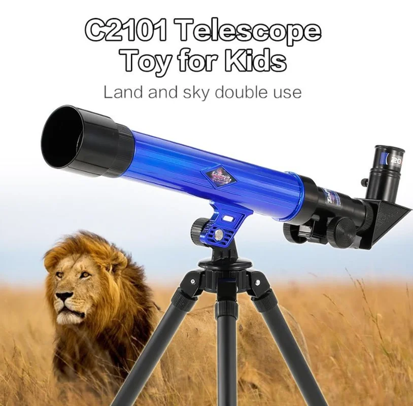 خرید بازی فکری تجهیزات علمی «تجهیزات علمی «تلسکوپ آموزشی C2101» Chang Sheng Toys Astro Observation Educational Telescope Celestial Body Accidence