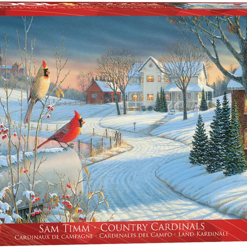 Country Cardinals/پرندگان کاردینال/ 1000 تکه