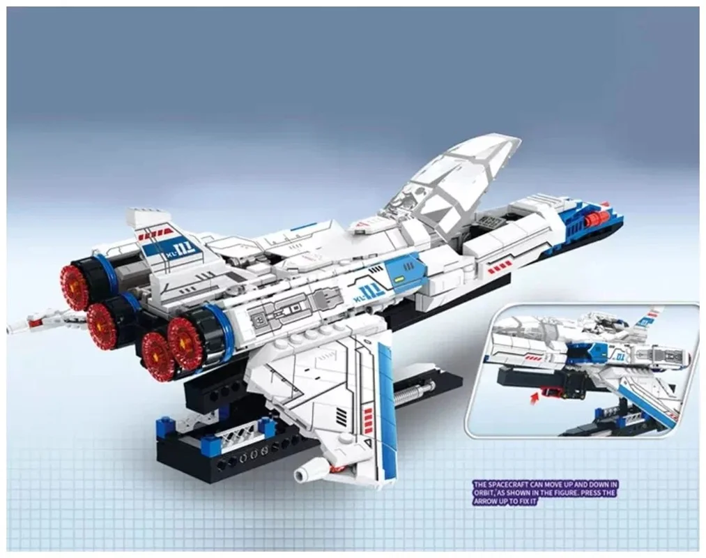 خرید لگو ساختنی «سفینه فضایی بازلایتیر» building Blocks Buzz Lightyear, Spaceship lego 9101