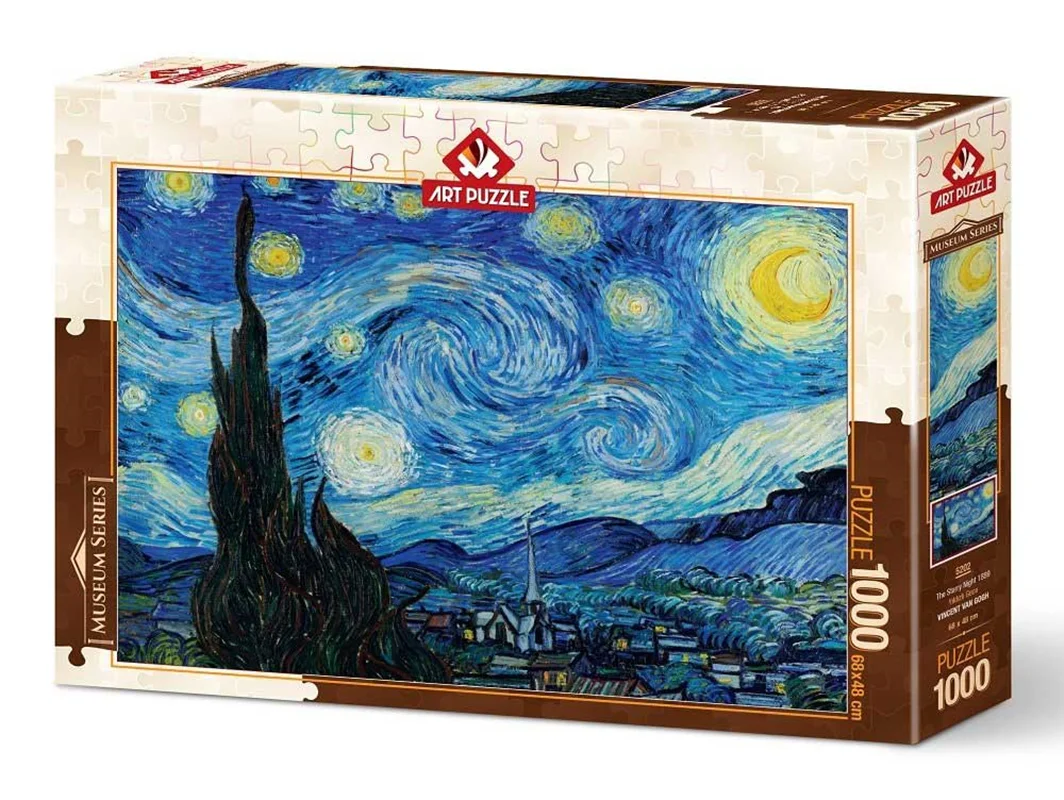 پازل شب پازل ستاره پازل آرت 1000 تکه پازل «شب پر ستاره» Heidi Art Puzzle Starry Night 1000 pcs 5202