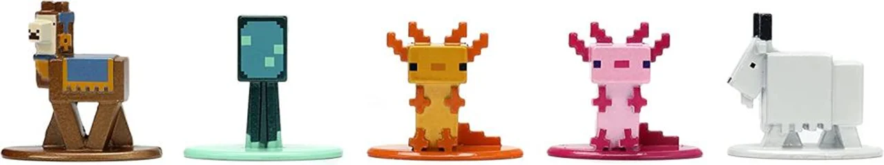 خرید نانو متال فیگور جادا «ماینکرفت غارها و صخره ها بسته 18 تایی سری 8» Jada Minecraft Caves & Cliffs Die-cast Nano Metalfigs 18-Pack Figure series 8 33694