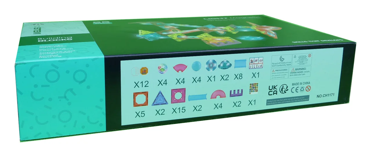 نمای قطعات داخل جعبه بازی