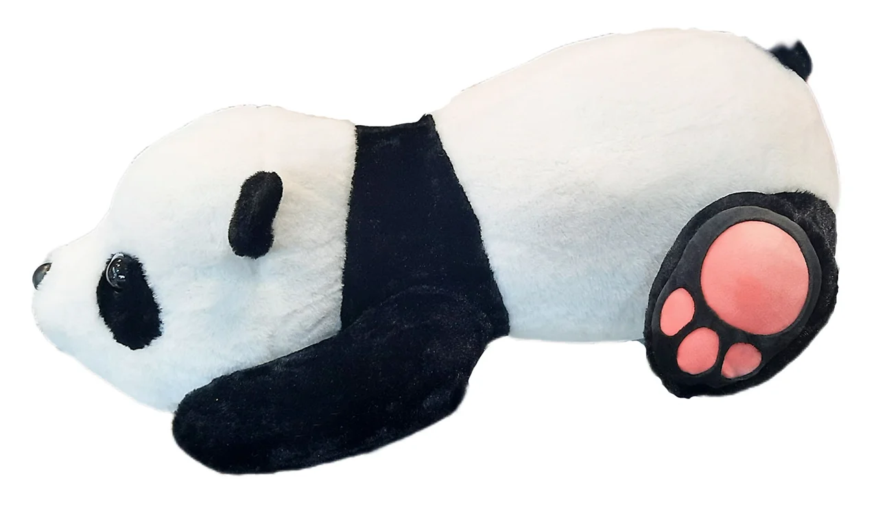 خرید عروسک «پاندا خوابیده به همراه پتو» اسباب بازی عروسک پولیشی Panda is sleeping With a blanket Plush Doll