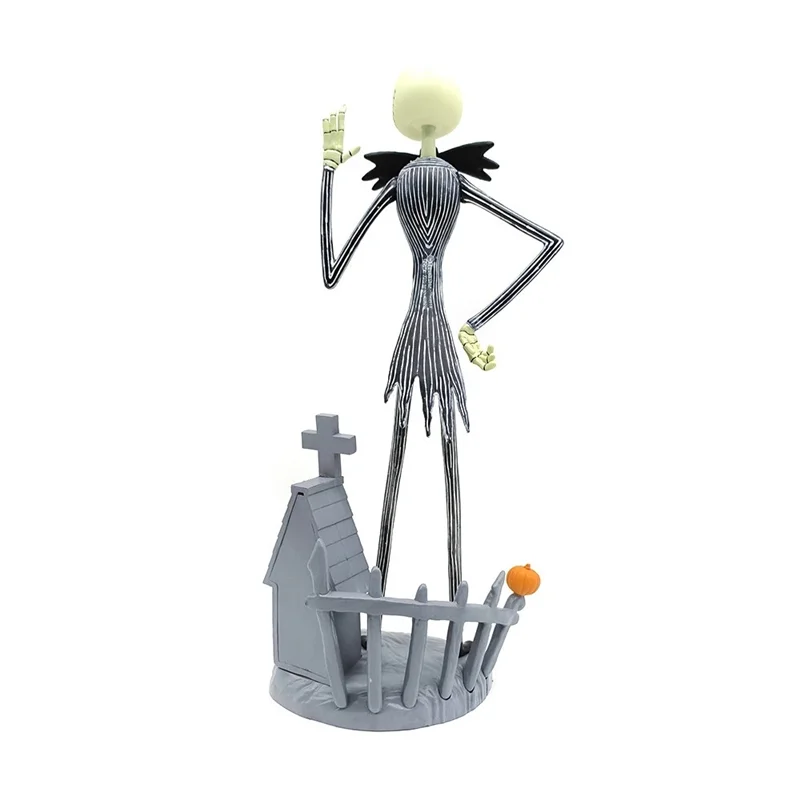 نمای پشتی فیگور Jack Skellington با جزئیات پایه