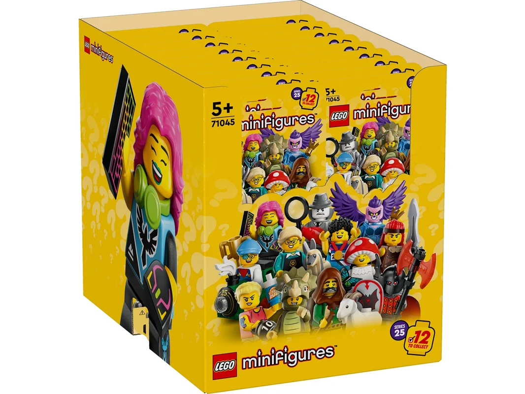 LEGO Minifigures Series 25 71045 - مینیفیگورهای لگو به صورت شانسی با جزئیات دقیق و طراحی منحصربهفرد