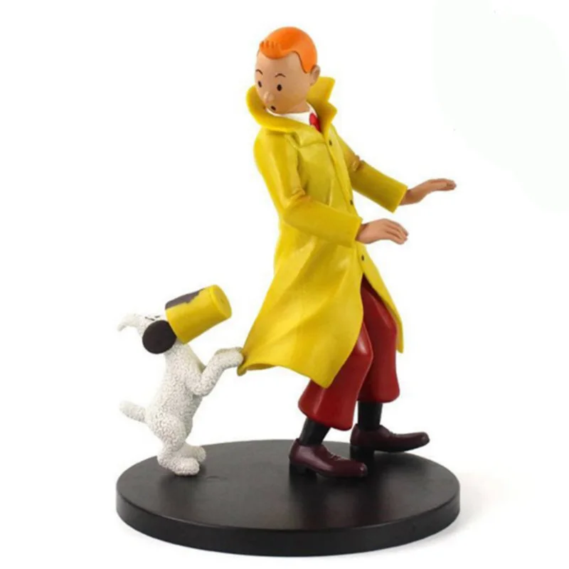 خرید اکشن فیگور های «تن تن و میلو» Action Figure The Adventures of Tintin, Tintin and Milo (Snowy) نارنجی با سطل