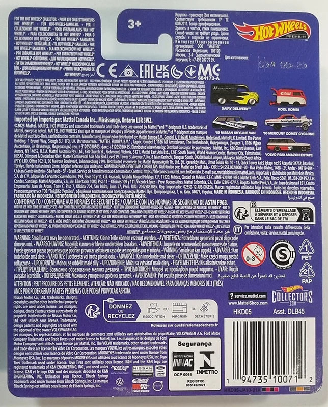 خرید ماشین فلزی هات ویلز ماشین «69 نیسان اسکای لاین» ماشین فلزی Hot Wheels Real Riders Toyo Tires 69 Nissan Skyline Van 3/5 HKD05 Asst.DLB45