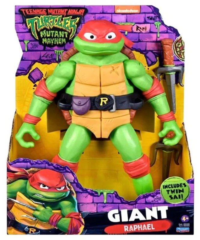 بسته بندی فیگور رافائل لاکپشتهای نینجا Giant Raphael Playmates Toys