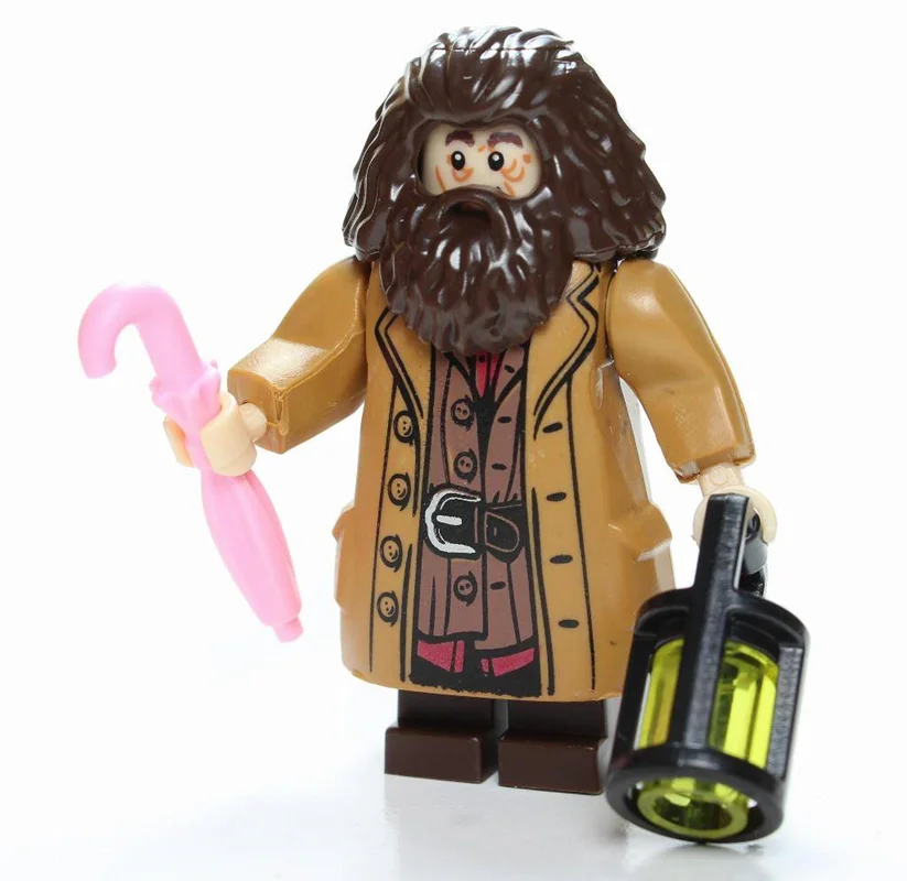 نمای سهبعدی مینی فیگور لگو هگرید Hagrid
