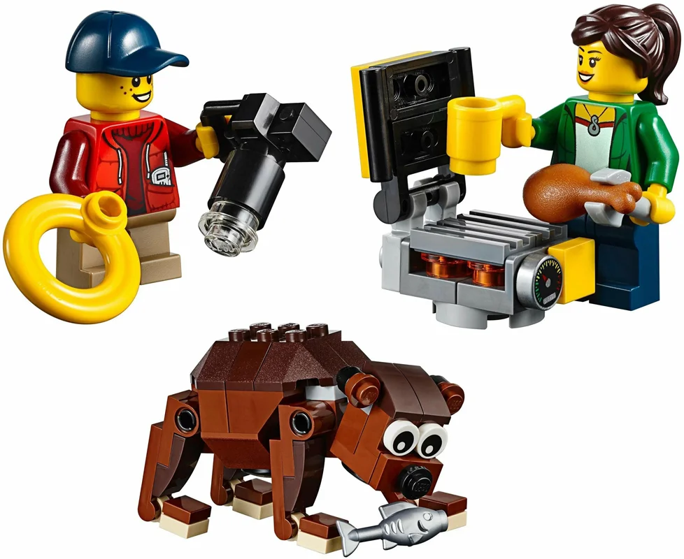 خرید لگو بریک آرشیتکت «کمپینگ تعطیلات» Building Blocks Brick Architect Holiday camping car yacht villa  3117
