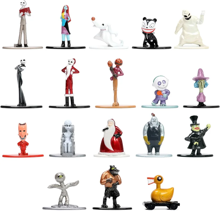 خرید نانو متال فیگور جادا «نایتمر قبل از کریسمس، کابوس پیش از کریسمس» Jada Nano Metalfigs Nightmare Before Christmas 18-Pack Figure Serie 1